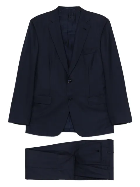 Brioni notched lapel suit Blue RA001TO9A08000