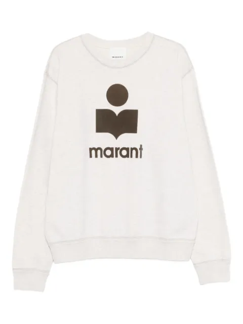 MARANT logo print sweatshirt Neutrals SW0029HAB1M18H