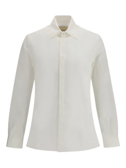 Valentino Garavani long-sleeve poplin shirt White VABS83B57