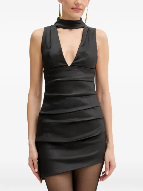 Retrofete Sarina V-neck mini dress Black RFW251203917