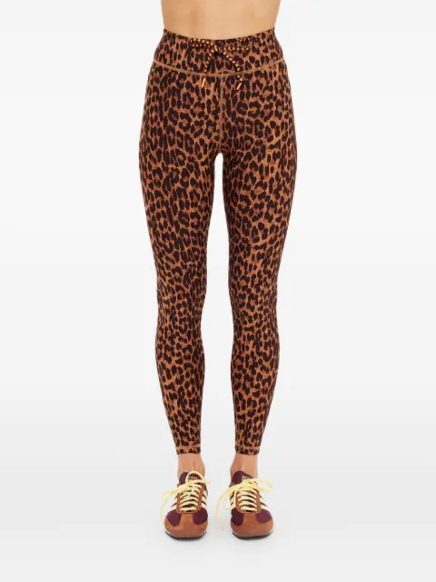 The Upside Malawi animal-print leggings Brown USW126008ANIMAL