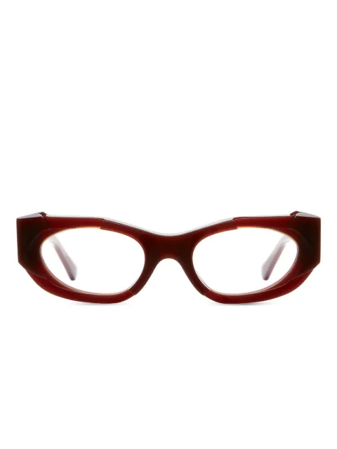 Kuboraum k62 geometric-shape glasses Brown K62