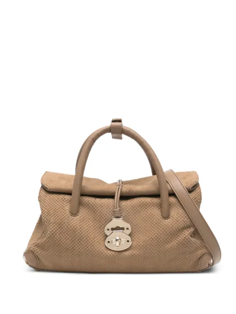 Zanellato small Dotta leather tote bag Neutrals 0687502200000S