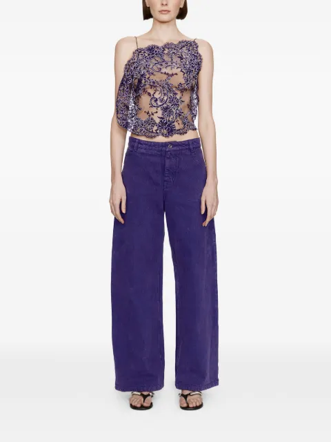 Christopher Esber relaxed denim jeans Purple 25015724
