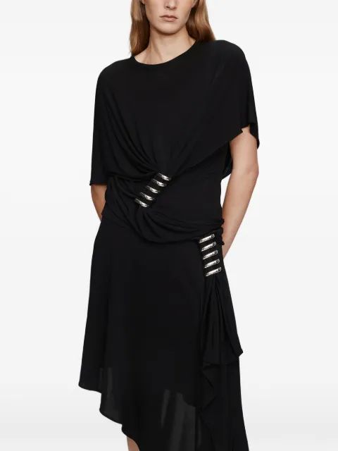 Christopher Esber Coiled jersey tee metal T-shirt Black 25041524BLACK