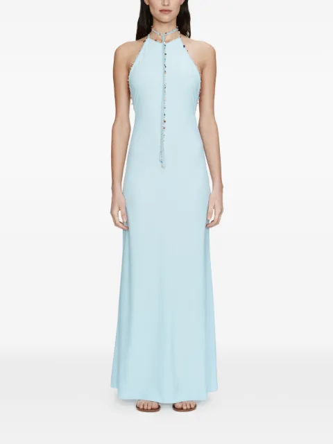 Christopher Esber Beach Quartz Halter dress Blue 25047389LAGOBLUE