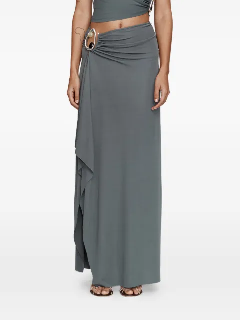Christopher Esber Orica Cascade crystal skirt Grey 25044420BLUEGRANITE