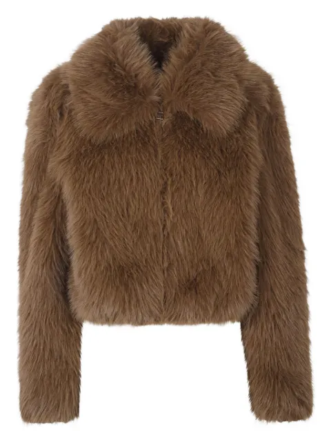 The Frankie Shop Hope fur jacket Brown JAFS041342110