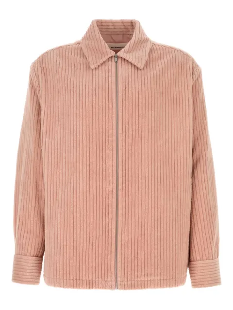 Jil Sander corduroy cotton shirt jacket Pink J21SW0106J45321