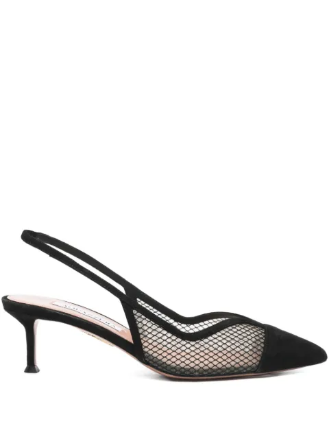 Aquazzura Gia slingback pumps Black GIMMIDL0MSU000