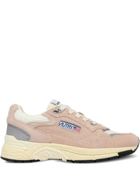 Autry Hyperway suede lace-up sneakers Neutrals HYLWUM17