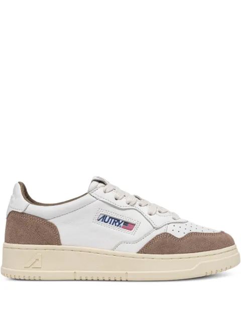 Autry suede-panels sneakers White AULMFT02