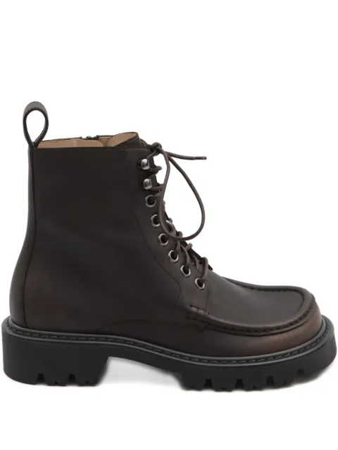 LOEWE lace-up ankle boots Brown M816284X95