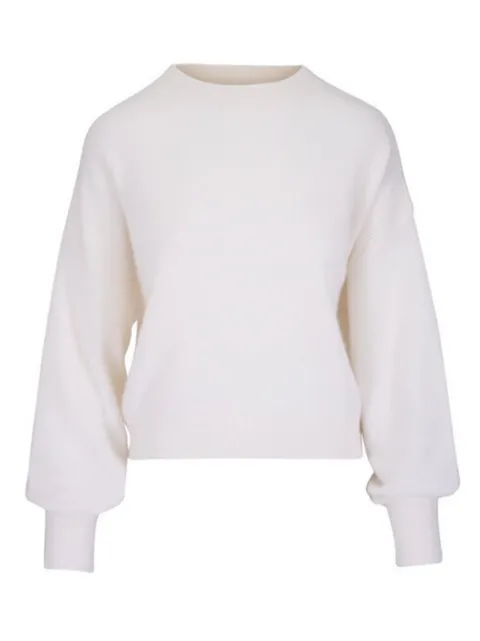 Le Kasha Modena brushed cashmere sweater White MODENABRUSHEDWHITE