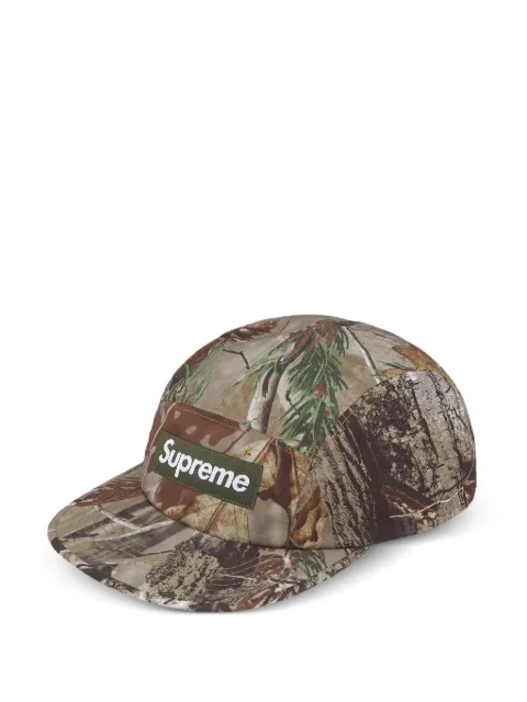 Supreme zip-pocket camp cap Brown SU26651