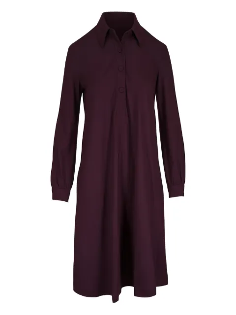 Odeeh button-front midi dress Purple 3259215821494