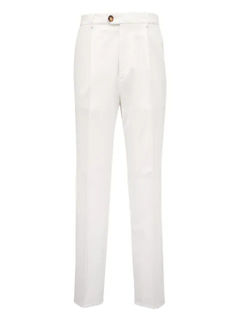 Brunello Cucinelli button-fastening trousers White M252DE145YC2200