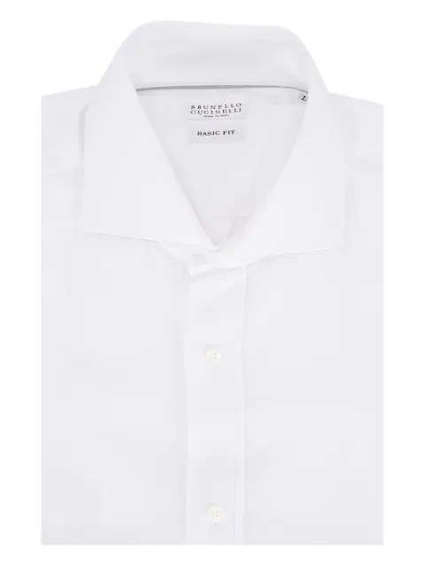 Brunello Cucinelli buttoned flannel shirt White MY6370028C001
