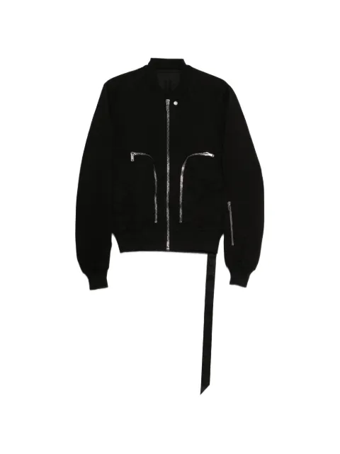 Rick Owens DRKSHDW Bauhaus zip-up bomber jacket Black DU01F4784CR