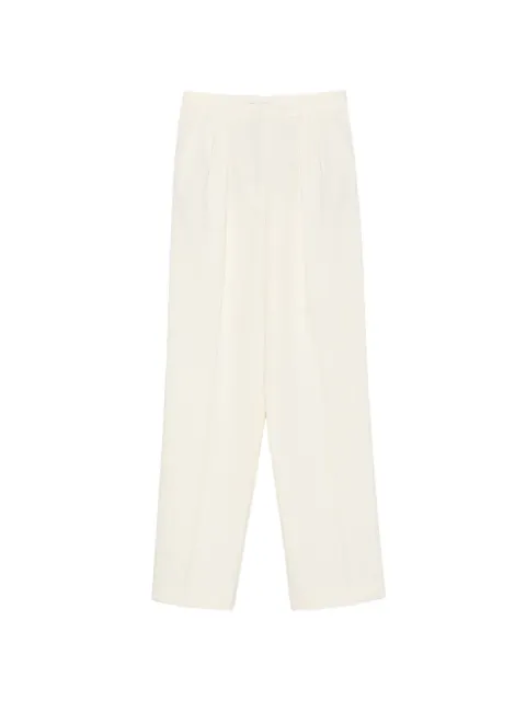Manuel Ritz pleated-detail trousers Neutrals 4036PD05264030