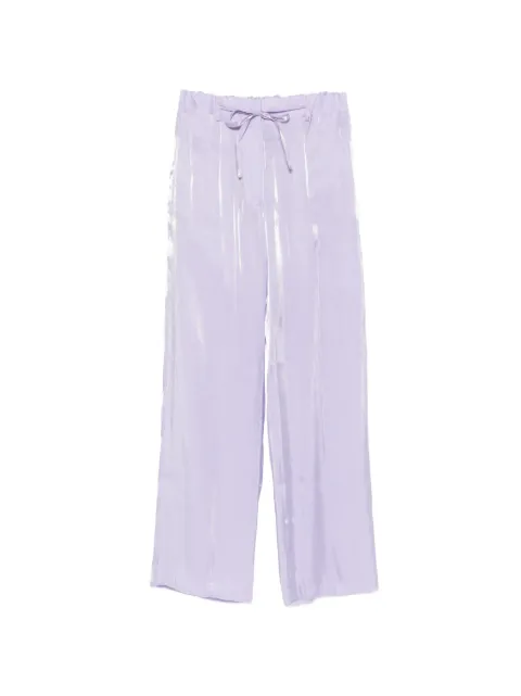 Manuel Ritz drawstring trousers Purple 4036PD44264007