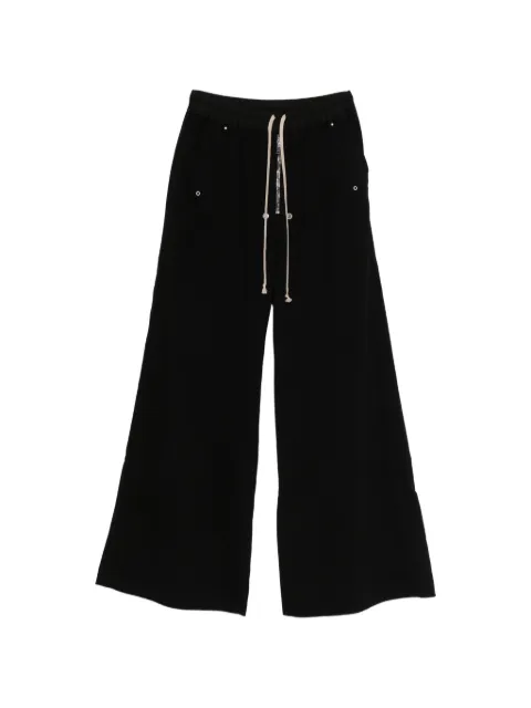 Rick Owens DRKSHDW drawstring wide leg trousers Black DU01F4378DBK