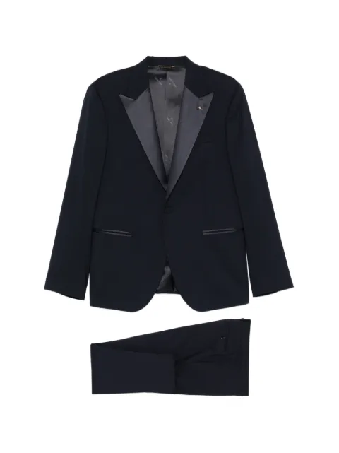 Manuel Ritz long-sleeve pocket suit Blue 4030AR3328260000