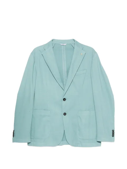 Manuel Ritz chevron-weave blazer Green 4032G2728T263077