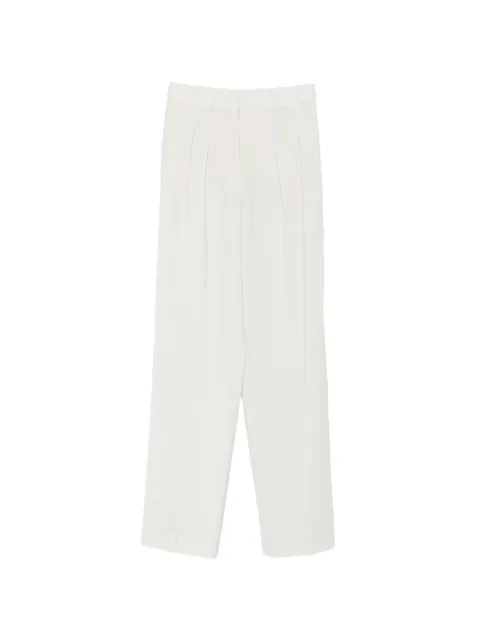 Manuel Ritz pleated-detail trousers Neutrals 4036PD05264040