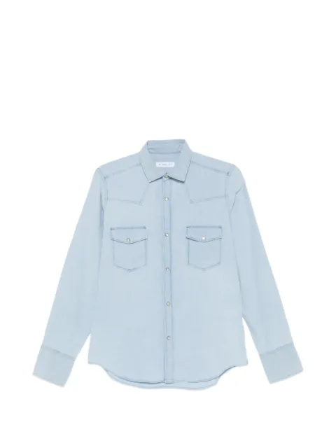 Manuel Ritz chest-pocket shirt Blue 4032E608L2263201