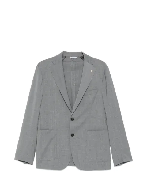 Manuel Ritz patch-pocket blazer Grey 4032G2728260000