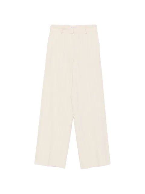 Manuel Ritz pinstripe-pattern trousers Neutrals 4036PD21264003