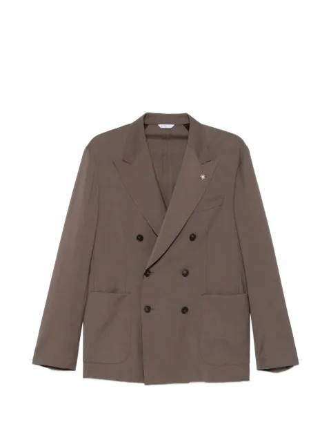 Manuel Ritz double-breasted jacket Brown 4032G2738260000