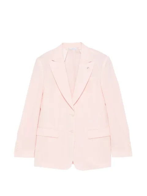 Manuel Ritz peak-lapels single-breasted jacket Pink 4036GD43264040