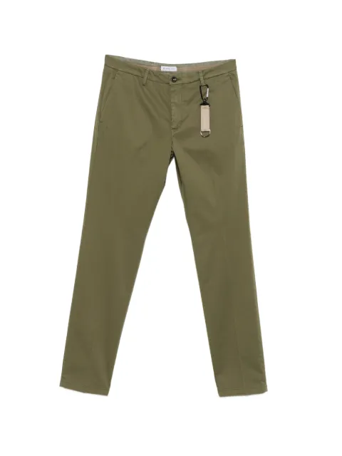 Manuel Ritz belt-loops skinny trousers Green 4032P1408TC263291