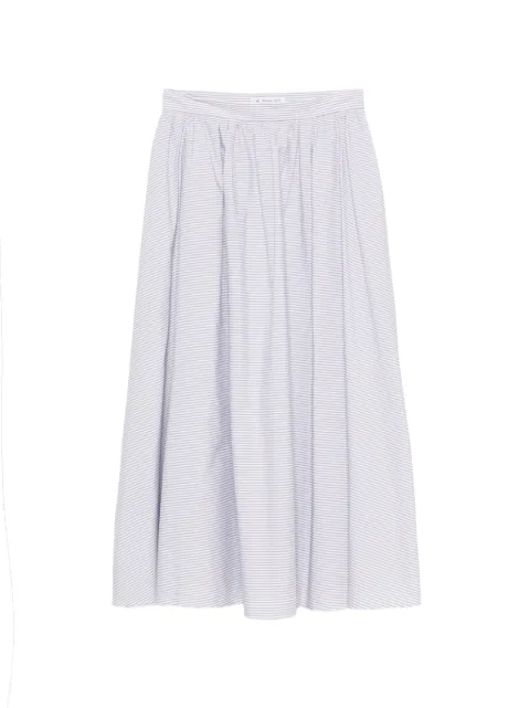 Manuel Ritz striped midi skirt White 4036DD07264027