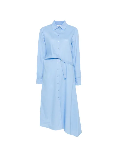 Manuel Ritz asymmetric belted midi dress Blue 4036AD44264031