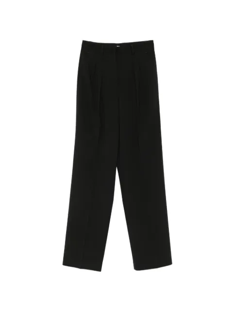 Manuel Ritz pleated straight-leg trousers Black 4036PD05264030