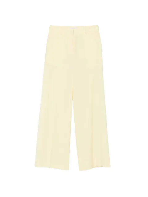 Manuel Ritz belt-loops tailored trousers Yellow 4036PD21264040