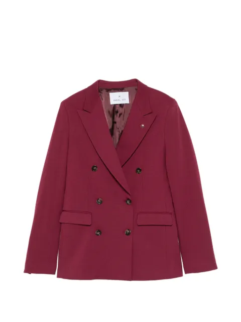 Manuel Ritz double-breasted peak-lapels jacket Red 4036GD32M264018