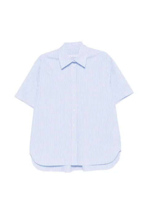 Manuel Ritz striped short-sleeved shirt Blue 4036ED22264027