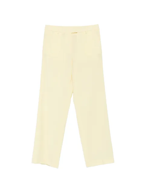 Manuel Ritz pressed-crease tailored trousers Yellow 4036PD40264040