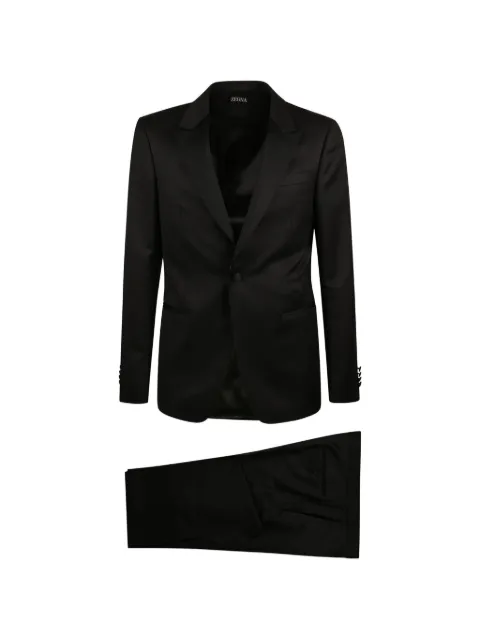 Zegna single-breasted suit Black 22776A2282KGQ