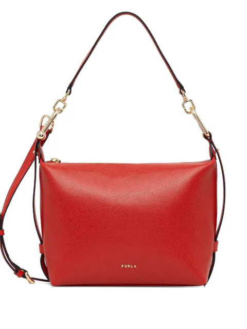 Furla mini Tonie hobo leather crossbody bag Red WE00877A0023