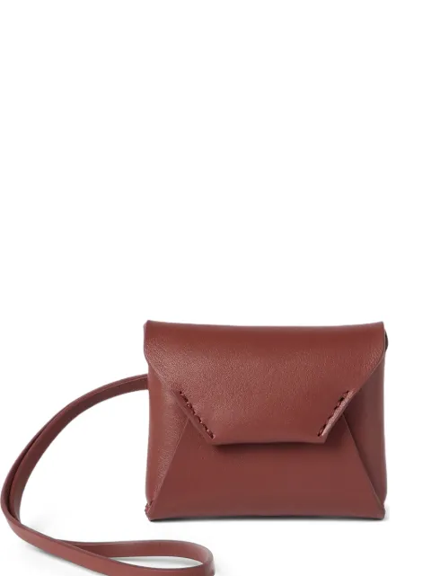 Brunello Cucinelli flap leather bag charm Brown MWXAD2740C4182