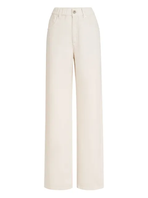 Brunello Cucinelli button-fastening trousers Neutrals ML996P4053C8739