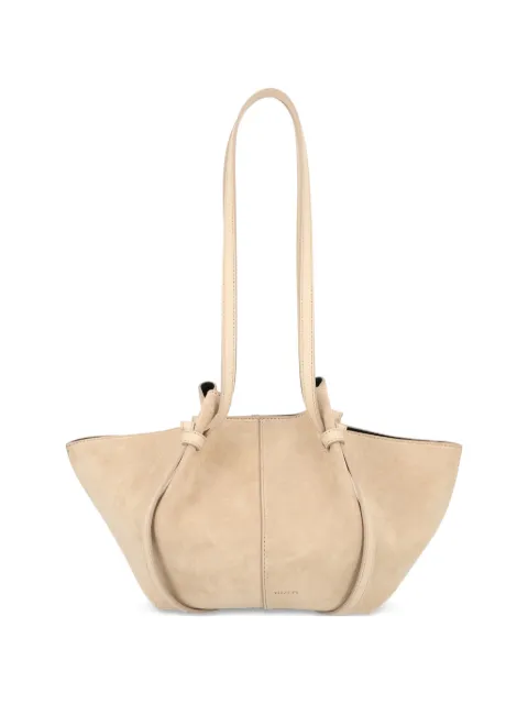 Yuzefi large Mochi suede shoulder bag Neutrals MOCHISUEDE