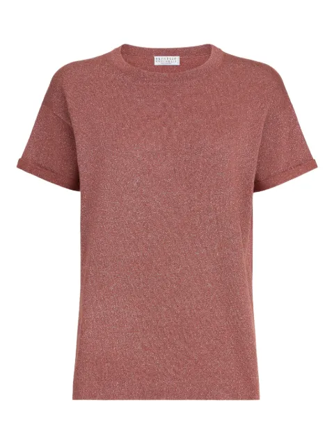 Brunello Cucinelli crew-neck T-shirt Red M41810000C4182