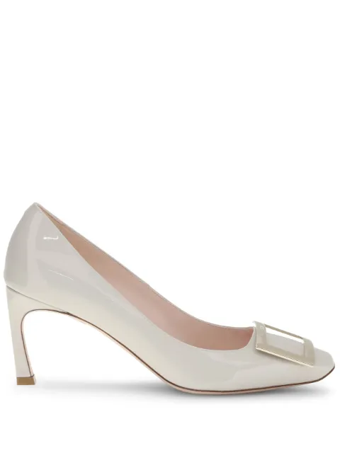 Roger Vivier Trompette patent-leather pumps Neutrals RVW40015280D1P