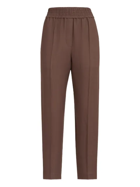 Brunello Cucinelli fluid baggy pull-on trousers Brown MH126P7197C9284